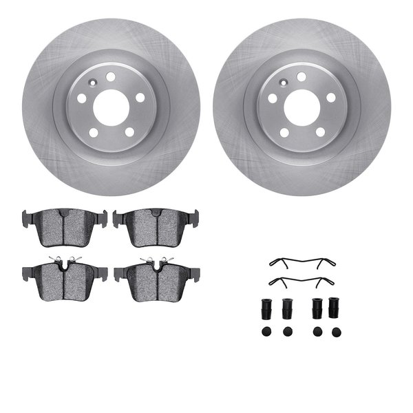 Dynamic Friction Co 6312-27072, Rotors with 3000 Series Ceramic Brake Pads includes Hardware 6312-27072